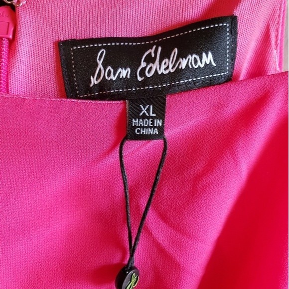 NWT Sam Edelman Pleated Pink Maxi Dress - Picture 10 of 16